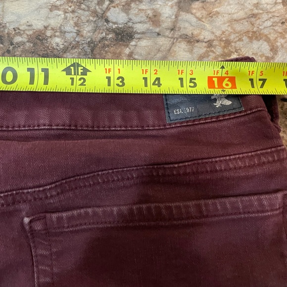 Woman’s Jean shirts American Eagle size 16 maroon - Picture 6 of 6